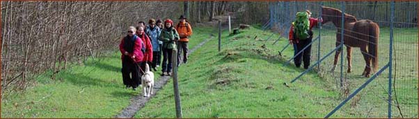 Randonnée avec mal-voyants