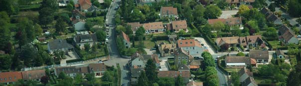 Bois-le-Roi vue aérienne partielle